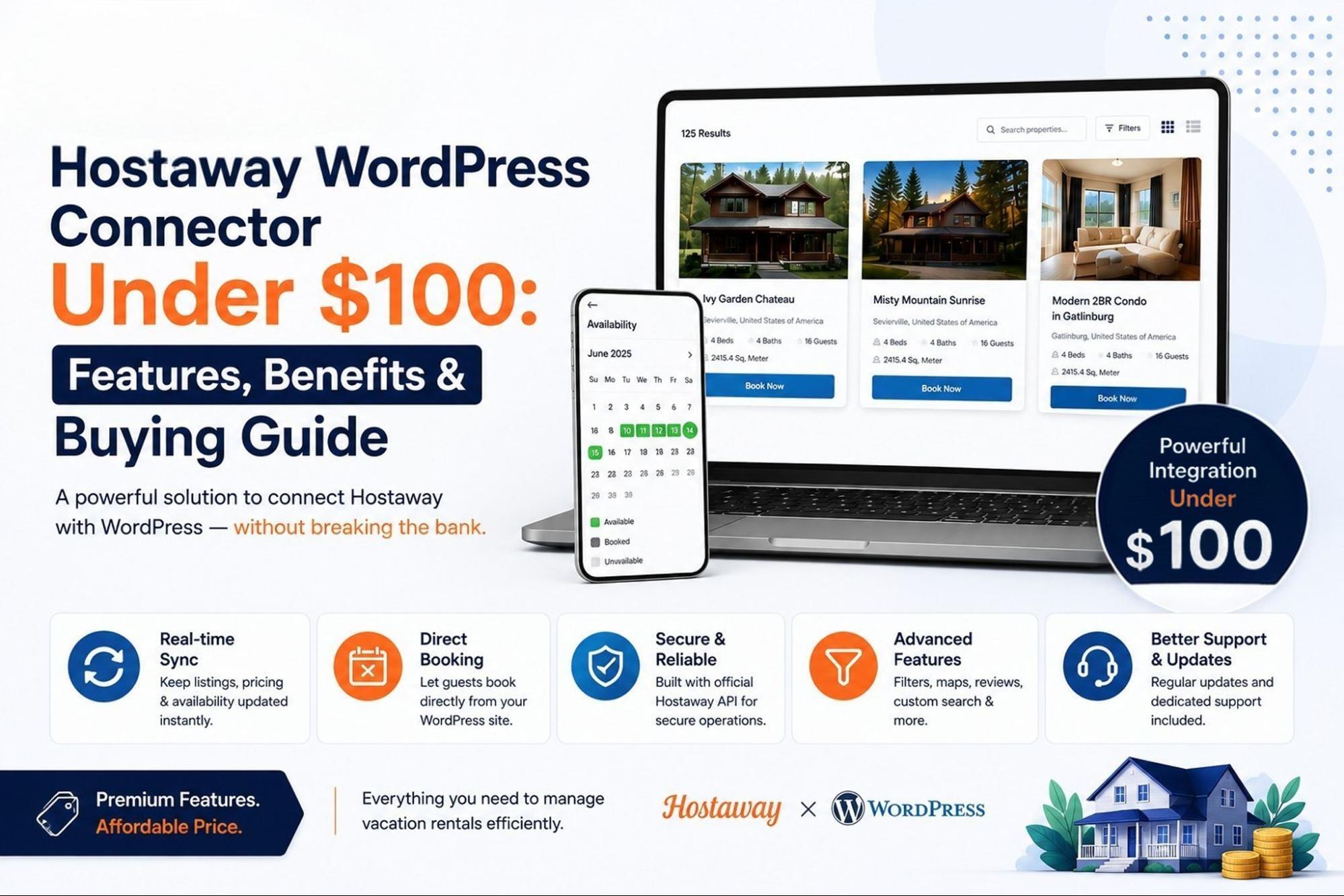 Hostaway WordPress Connector Under $100: Features, Benefits & Buying Guide