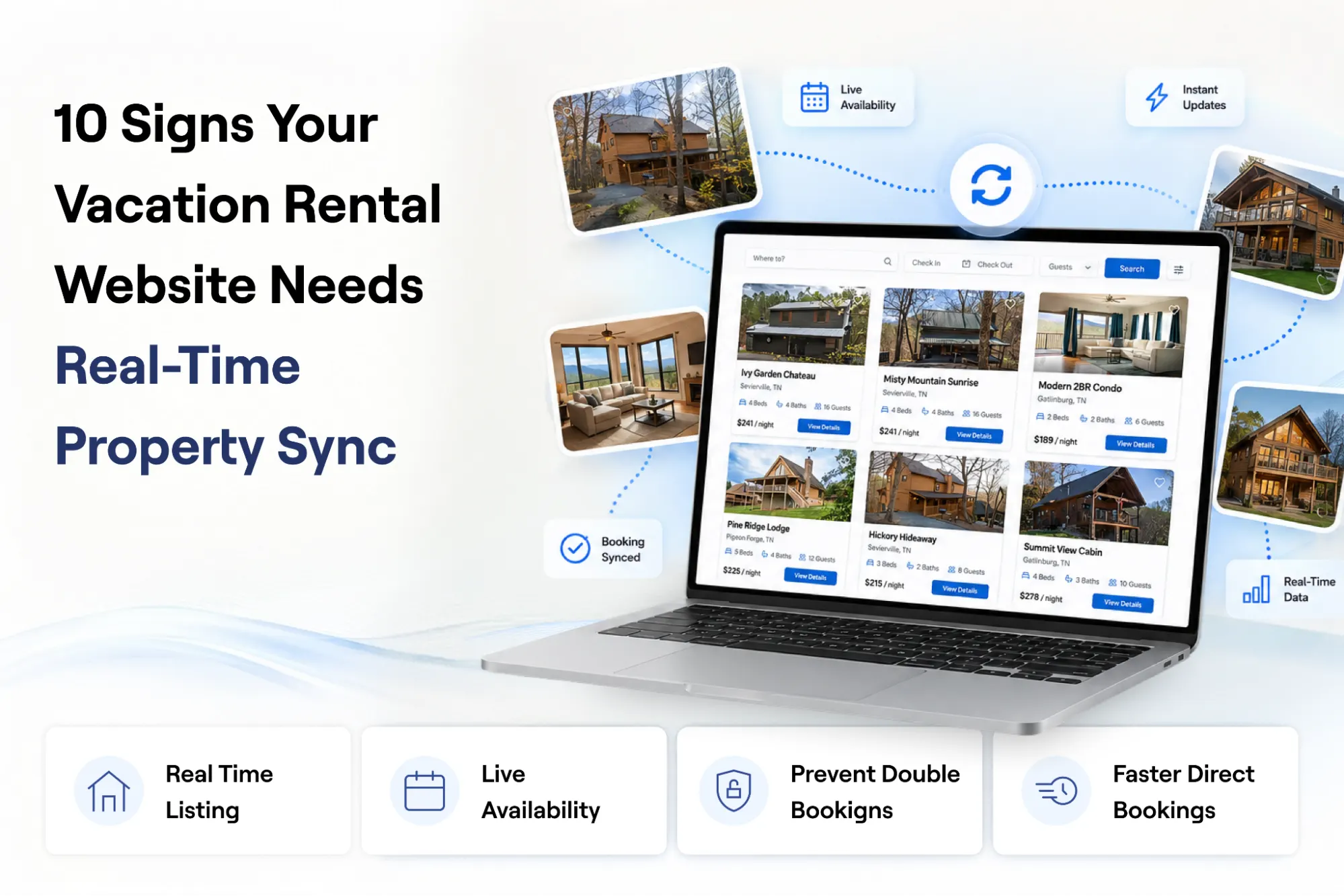 10 Signs Your Vacation Rental Website Needs Real-Time Property Sync